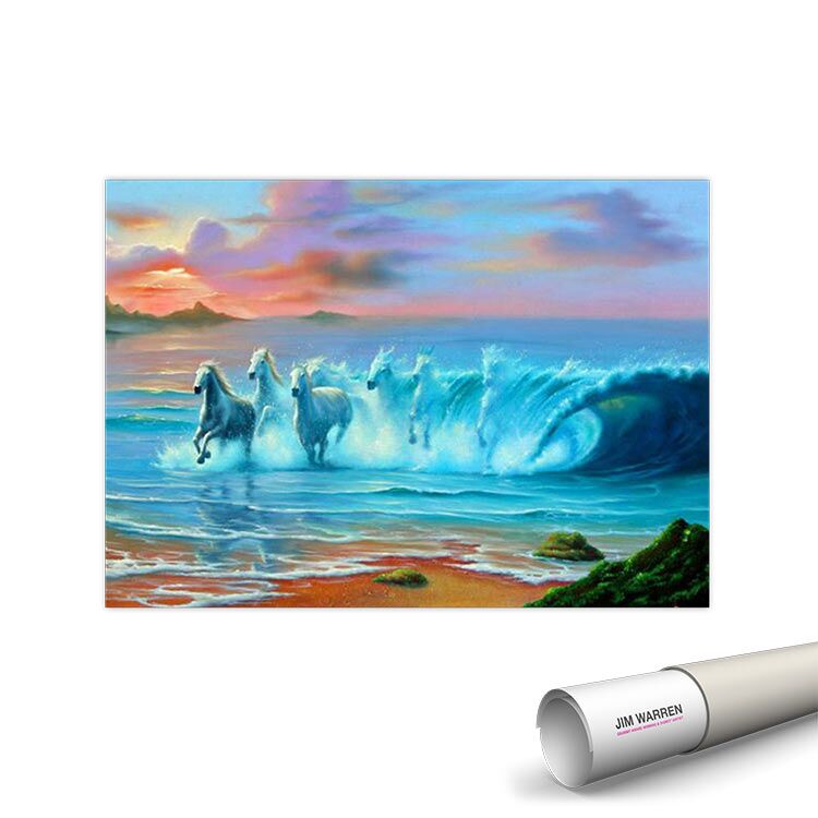 Wild Waters Poster by Jim Warren Wild Waters Poster by Jim Warren